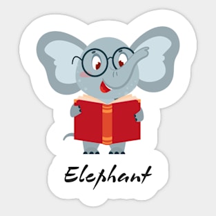 Cute Elephant Sticker